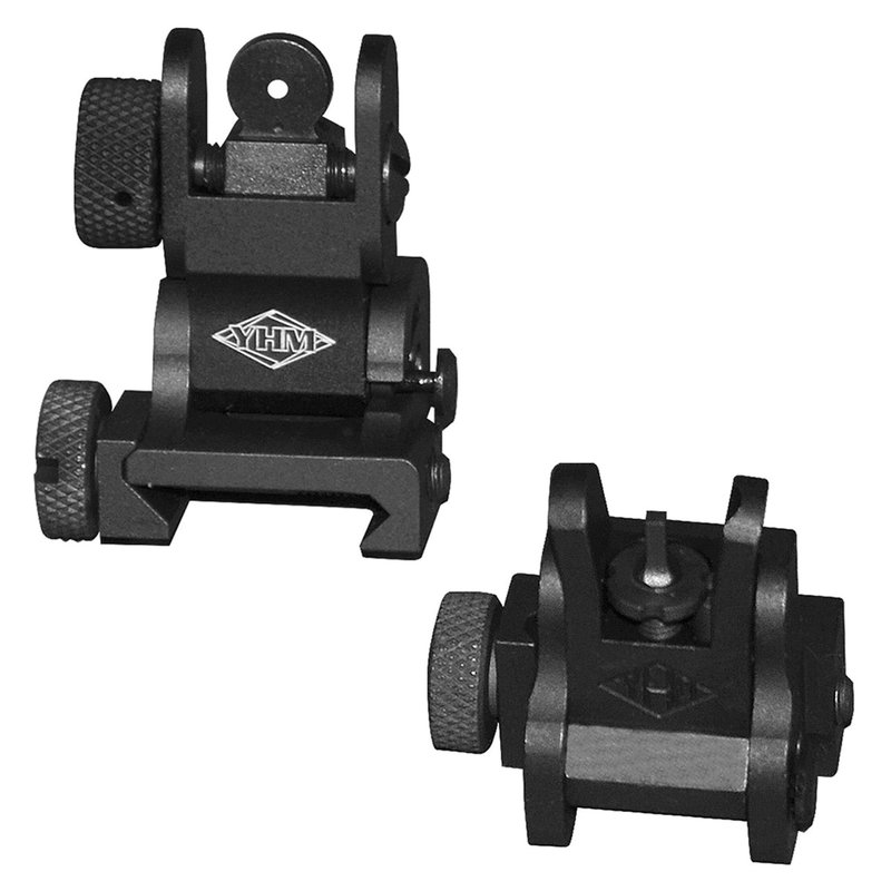 Yankee Hill Machine 8027 Flip-Up Front & Rear Sight Set for AR-15