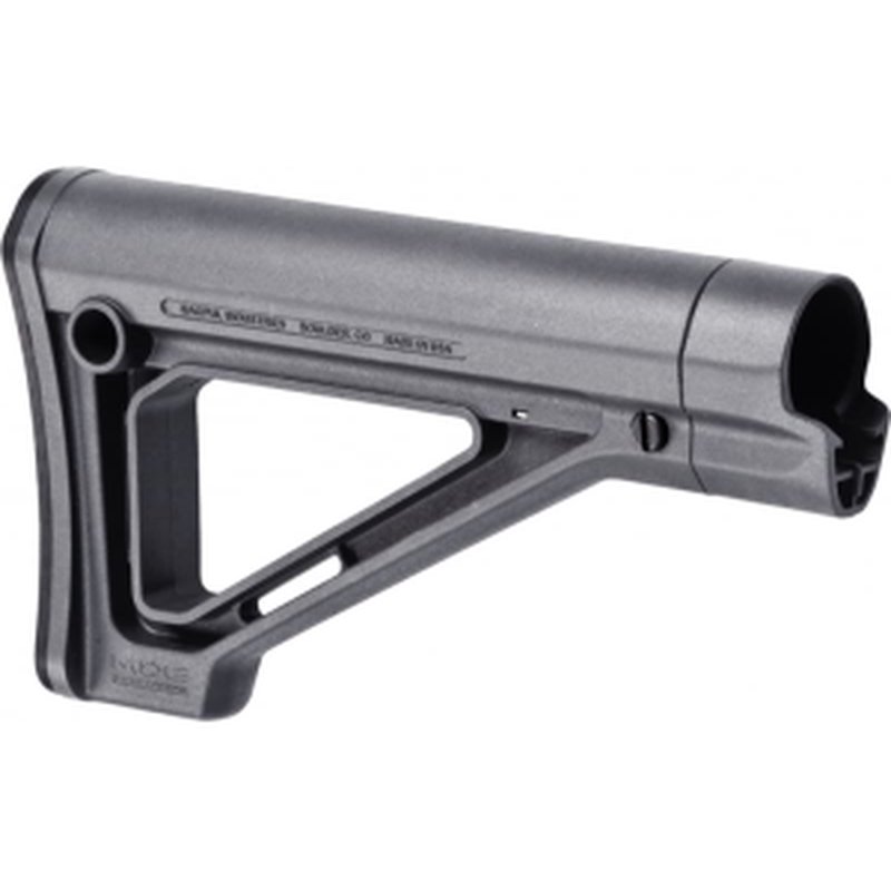 Magpul MAG480-GRY MOE Mil-Spec AR-15 Carbine Stock Reinforced Polymer Gray