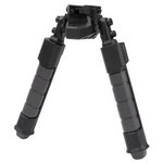 Allen Company Helix Bipod Tilt Swivel Stud Mount (Black) 7.75in