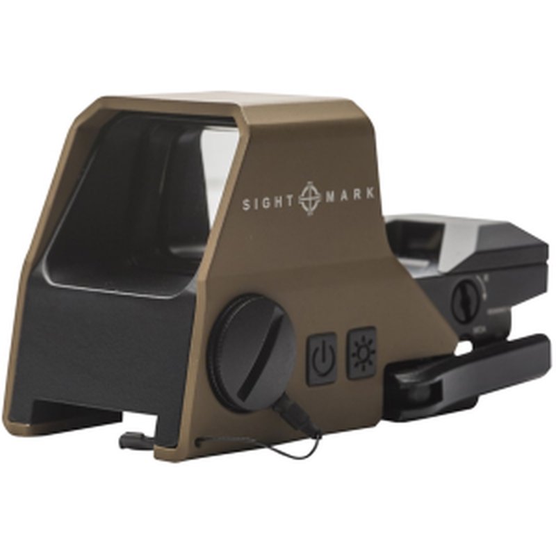 Sightmark Ultra Shot R-Spec Reflex Red Dot Sight 1x Selectable Reticle Dark Earth