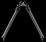 MDT BackCountry Bipod High 7.50–14.30 in Black Carbon Fiber & Aluminum