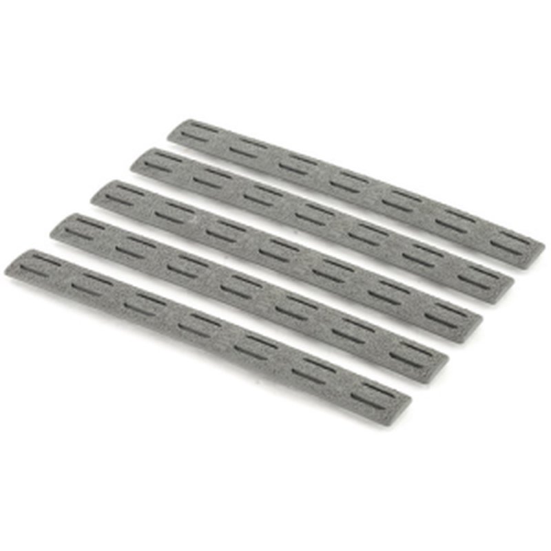 Bravo Company 5.5" KeyMod Rail Panel Kit 5-Pack Wolf Gray