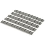 Bravo Company 5.5" KeyMod Rail Panel Kit 5-Pack Wolf Gray