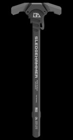 Breek Arms Sledgehammer AR-15 M16 Charging Handle Gas Reduction Ports 7075-T6 Gray