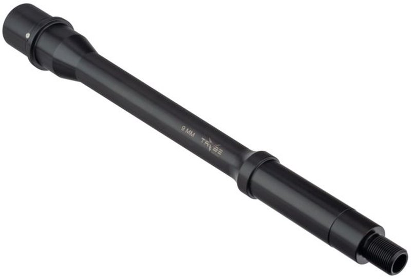 TRYBE Defense 10.5in GOVT/SOCOM AR-15 Pistol Barrel 9mm 1/2-28 Nitride Black