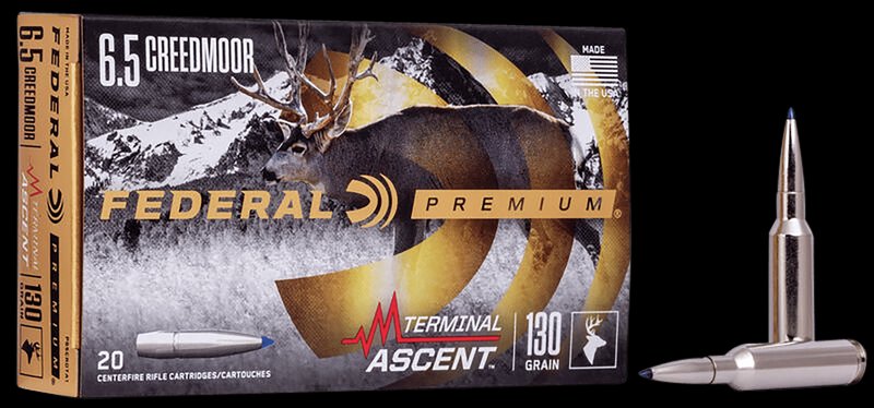 Federal Premium Terminal Ascent 6.5 Creedmoor 130gr Ammo (20 Rounds)
