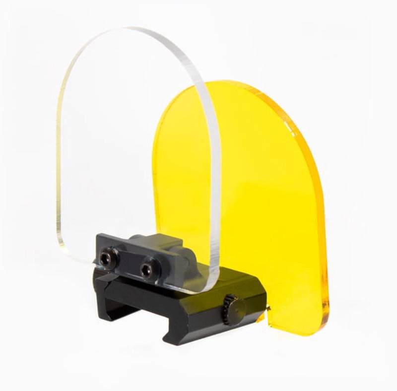 AIM Sports Inc Amber & Clear Lens Protector For Tactical Scope/Red Dot Black Small