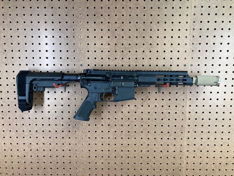 Karri's Guns Kg15 AR-15 Upper Receiver 5.56 NATO 8 Inch Barrel
