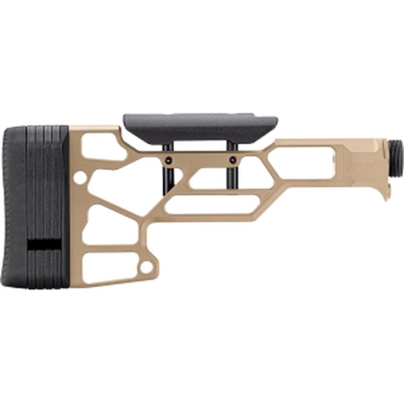 MDT Skeleton Rifle Buttstock SRS Lite FDE Aluminum Adjustable