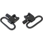 Bulldog BD880 Deluxe Locking Swivel Set, Swivels, Black Steel, 1" Loop Size