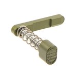 Fortis Billet Magazine Catch and Button AR-15 Olive Drab Green AR15 BMCR-ODG