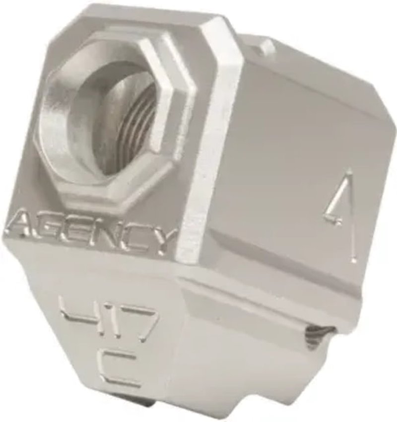 Agency Arms 417 Single Port Barrel Compensator Glock 43 9mm - 1/2x28