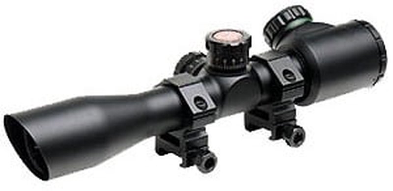 TruGlo Illuminated Tru-Brite Extreme 4x32 Tactical Compact Rifle Scope TG8504TL