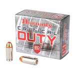 Hornady Critical Duty .40 S&W 175 Grain FlexLock Self-Defense Ammo