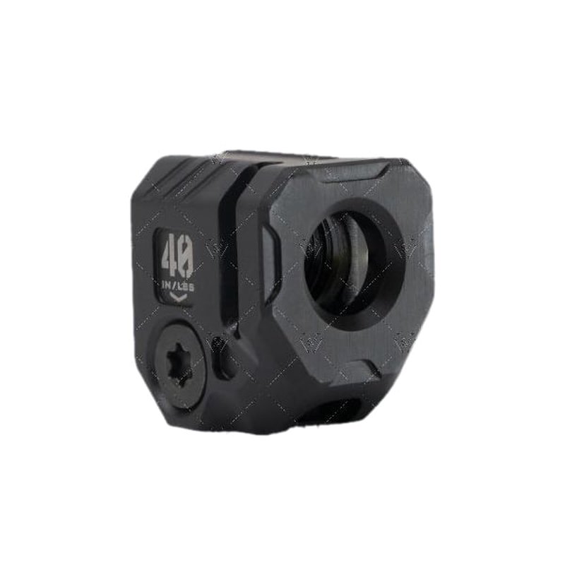 Strike Industries Quad Compensator 1/2-28, Black - High-Performance Compensator for Reduced Recoi