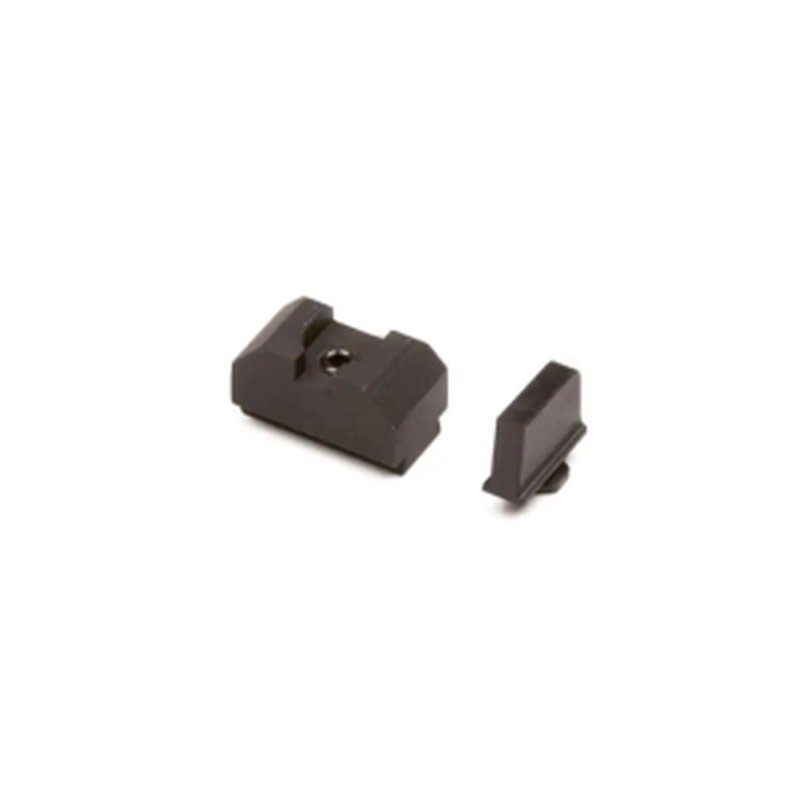 ZEV Iron Sight .300 Front/Co-Witness Rear Set for Glock Handguns Black Steel