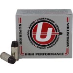 Underwood 40 S&W 200 Grain Hard Cast Flat Nose Ammo 20 Rnd