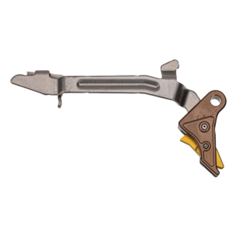 Overwatch Precision Glock Gen 1-4 9/40/357 TAC Trigger - FDE/Gold