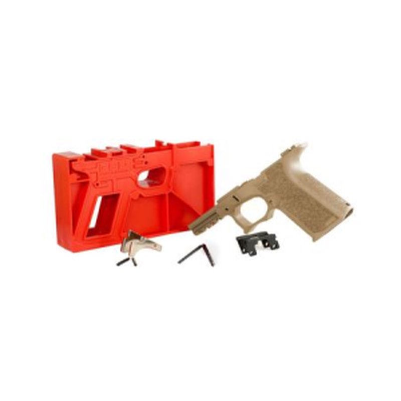 Polymer80 PF940c PF940c 80% compact pistol frame kit for Glock 19/23 Gen3 (FDE)