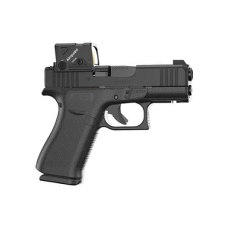 Glock 43X MOS 9mm pistol with Aimpoint COA 3.5 MOA red dot
