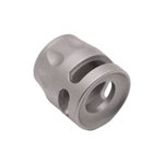 True Precision S-Type Micro Compensator 1/2-28, Stainless - for Superior Recoil Reduction - TP-SM
