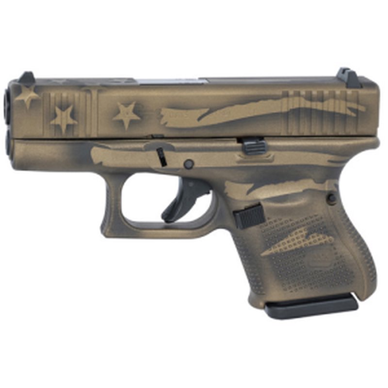 Glock G27 Gen 5 .40 S&W 3.43in 9rd Coyote Battle Worn Flag Cerakote