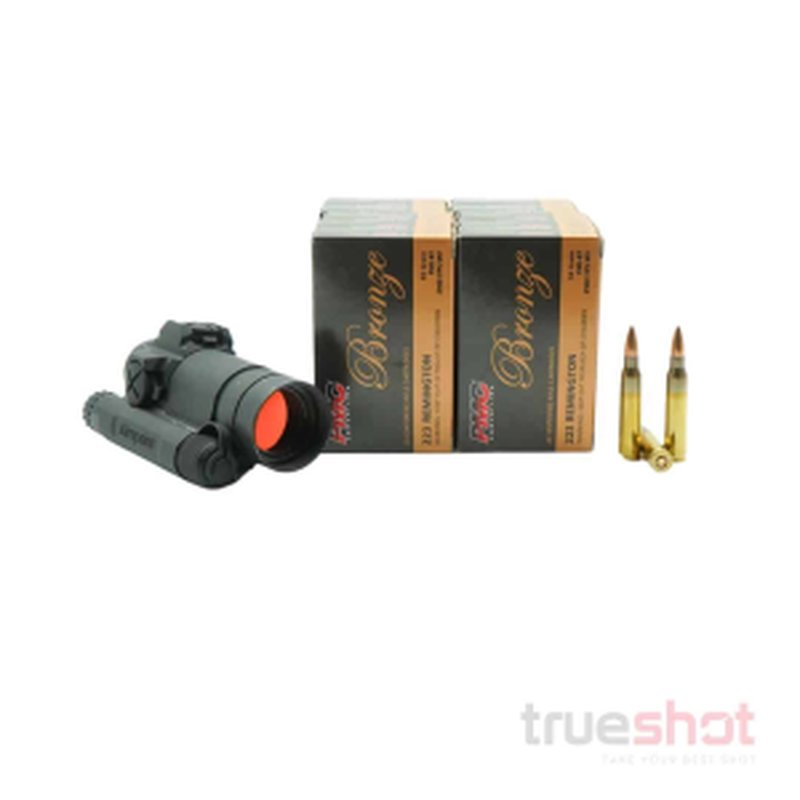 Aimpoint Comp M4s Red Dot Rifle Sight Bundle 200 Rounds PMC Ammo