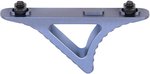 Guntec USA Skeletonized M-LOK Angled Foregrip, Anodized Grey