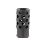 Ruger 90699 Radial Ported Muzzle Brake 35 Caliber Black Oxide Steel with 1/2"-28 tpi Threads, 1.75" OAL & .8" Diameter