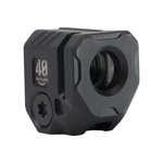 Strike Industries MCQUAD Micro Threaded Compensator Black Steel 0.89" OAL Compatible w/ 9mm/357 SIG