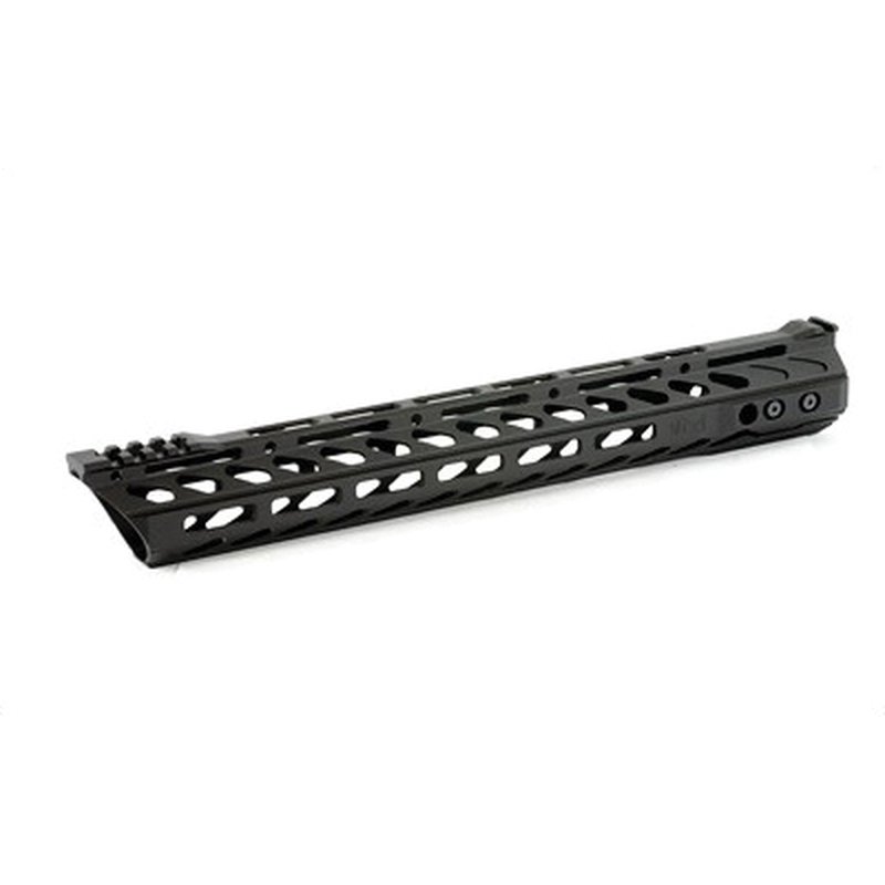 Phase 5 Weapon Systems Lo-Pro Slope Nose Free Float M-LOK 15" Rail, Black - LPSN15MLOK
