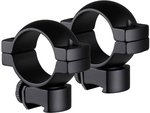 TruGlo Lightweight 1in Scope Rings Mounts Rimfire/Airgun Rails Medium 2 Screws Per Ring Black TG