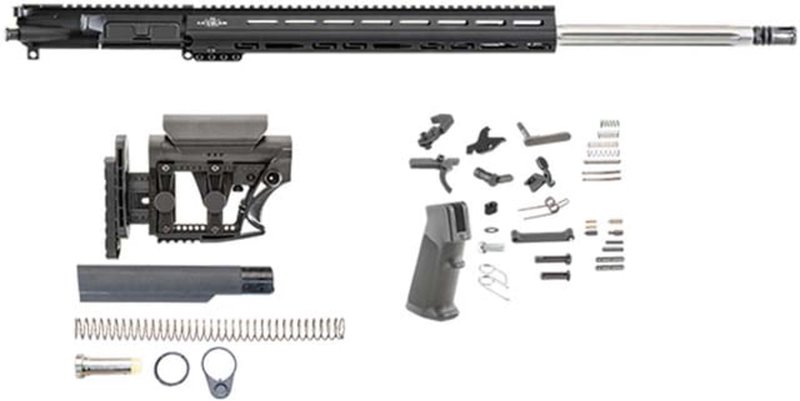 Luth-AR 24 in Bull Rifle Kit Minus Lower Receiver w/Coll stock