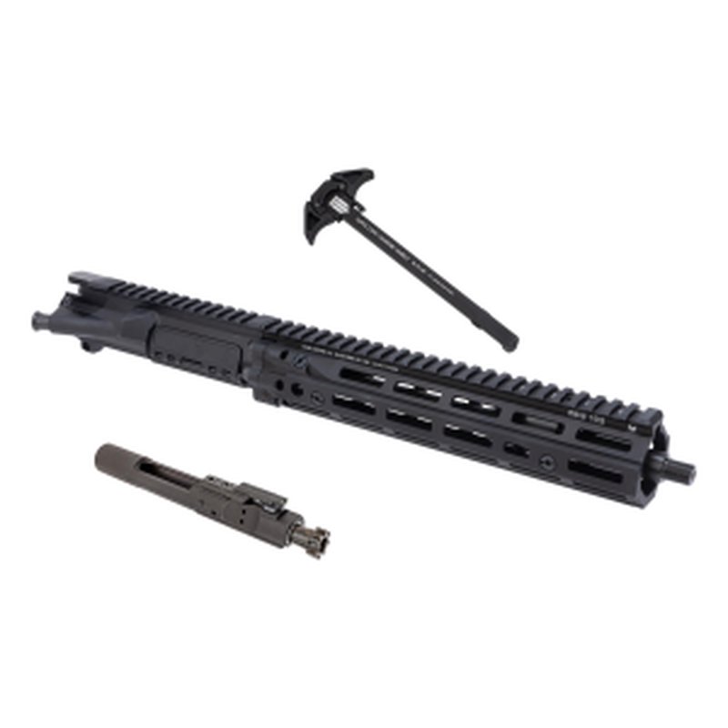 Daniel Defense DD4 Black RIII Barreled Upper Receiver - 11.5 Inch Barreled Upper, 5.56 NATO, Bundle with Expo Arms BCG and Geissele CH