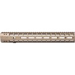 Aero Precision AR15 Gen 2 Enhanced 15 M-LOK Handguard with Barrel Nut - Cerakote FDE