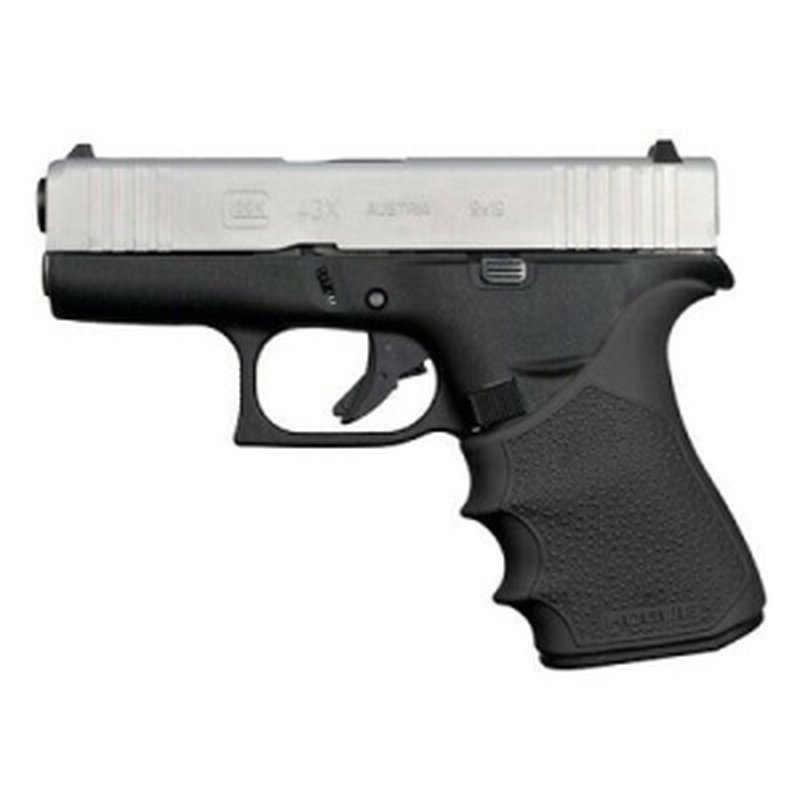 Hogue HandAll beavertail grip sleeve for Glock 43X/48, black (18210)