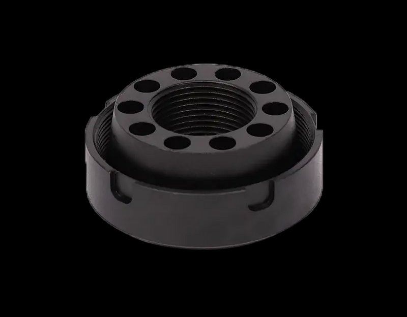 SilencerCo Charlie Direct Thread Mount 3/4x24 Stainless Steel Black Oxide Suppressor Adapter AC4742