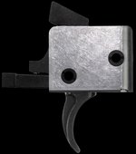 CMC Triggers AR-15 AR-10 Drop-In Single-Stage Curved Trigger 3-3.5 Lb Pull Black/Silver 91501
