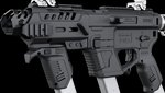 ReCover Tactical Metal Front Guard Black with Rail Mount