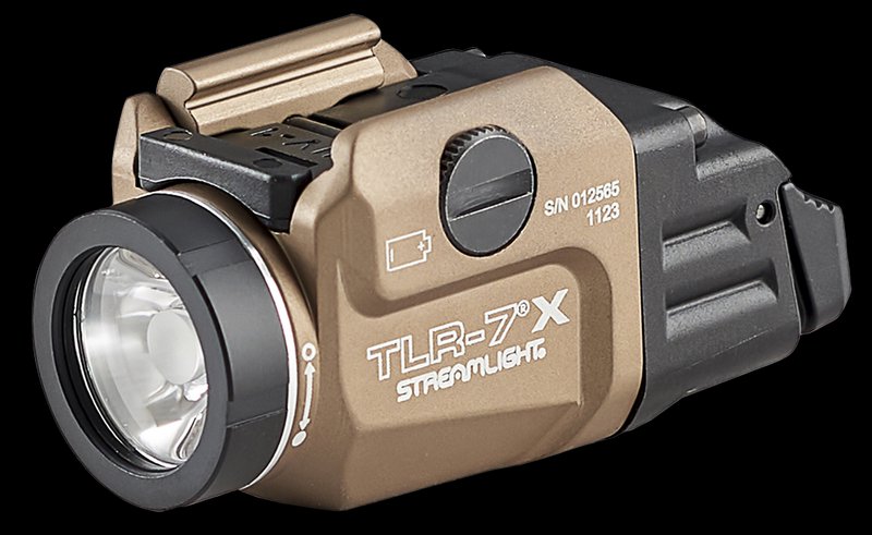 Streamlight TLR-7 X USB Multi-Fuel Rail-Mounted Weapon Light Flat Dark Earth 500 Lumens
