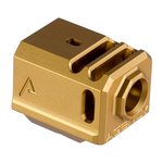 Agency Arms 417 Compensator for Glock Gen 3/4 1/2x28 TPI Gold