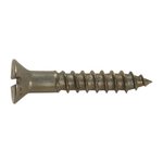 Brownells 8x1" Flat Head Wood Screws Steel Blued 12-Pack