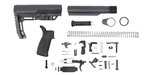 PSA MFT Minimalist Lower Build Kit, Black