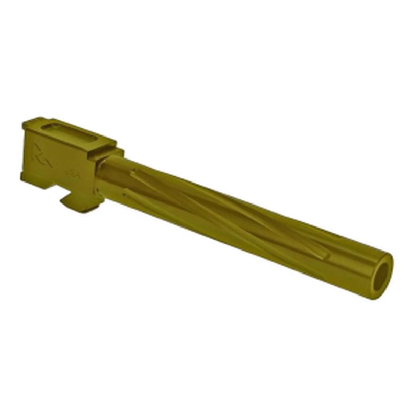 Rival Arms Drop-In Barrel for Glock 34, 1:10 Twist, Gold Finish