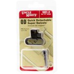 Uncle Mike's 10013 Quick Detach Super Swivels 1.25" Black Steel