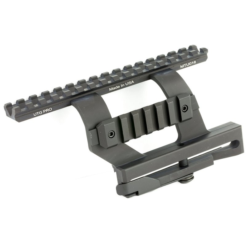 Leapers UTG Pro AK Quick Detach Side Mount Scope Rail See-Through U-Cut Aluminum MTU016