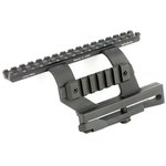 Leapers UTG Pro AK Quick Detach Side Mount Scope Rail See-Through U-Cut Aluminum MTU016