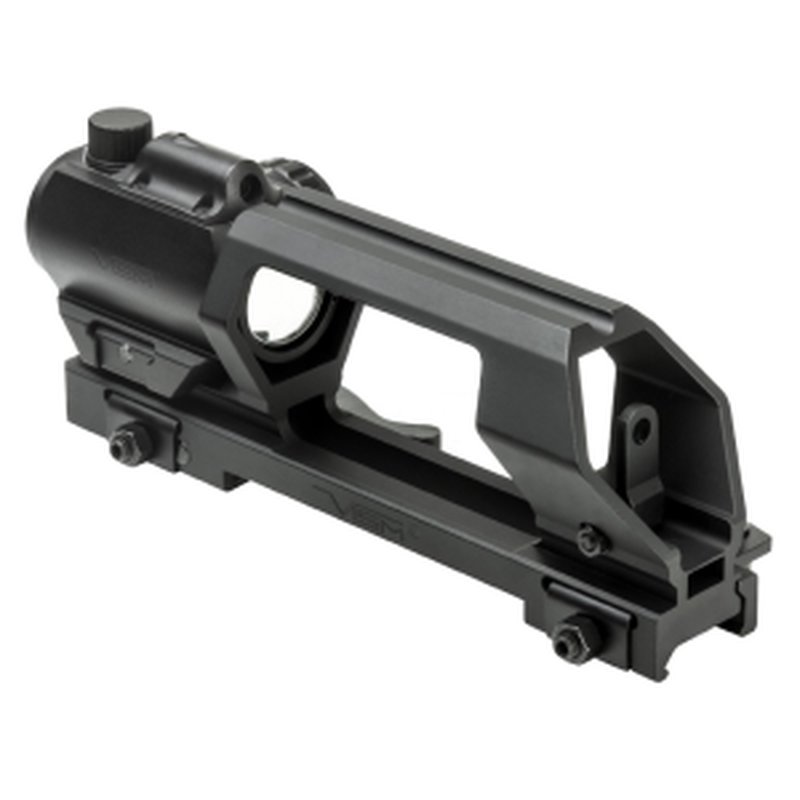 NcSTAR Gen II Quick-Release Red Dot Sight Mount w/ Laser - Black Anodized