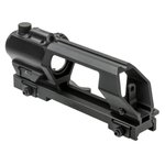 NcSTAR Gen II Quick-Release Red Dot Sight Mount w/ Laser - Black Anodized