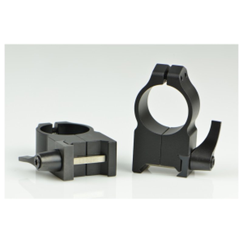 Warne Maxima 1in Quick Detach Extra High Matte Rings 203LM